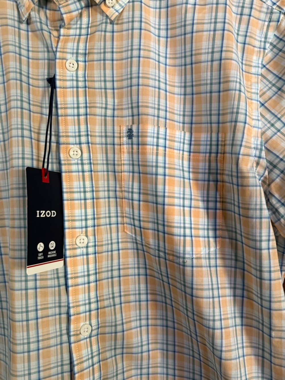 Medium IZod Short Sleeve Button Up - Picture 2 of 8